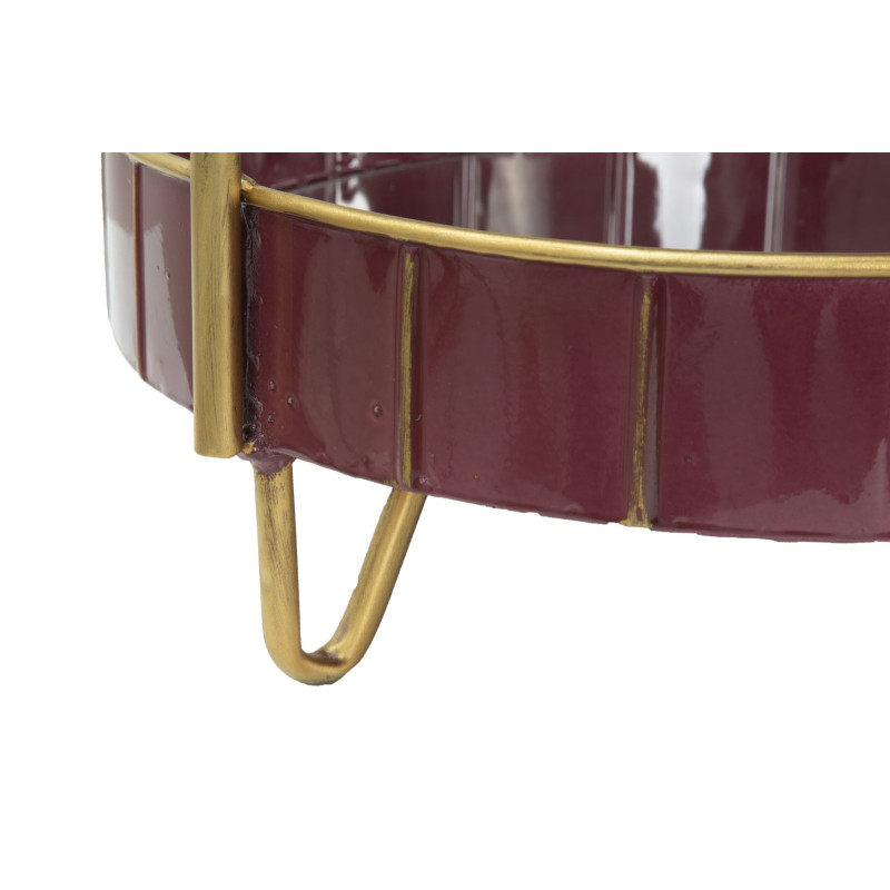 DÉCOR DOUBLE GLAM BORDEAUX CM 36,5X34,5X56,5
