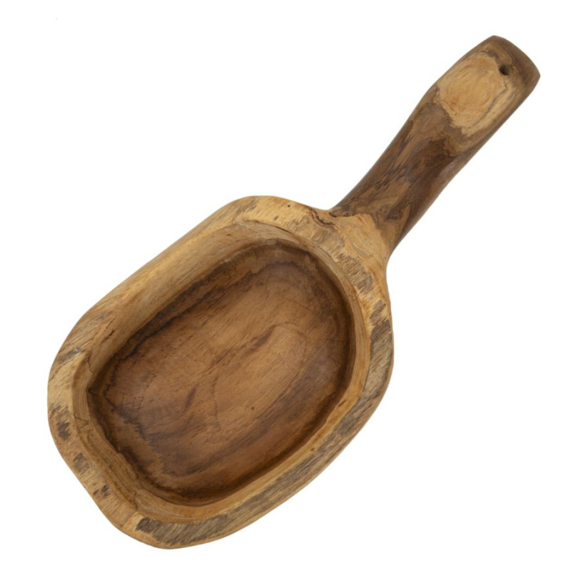 PLATEAU CUILLÈRE TECK CM 36X16X8
