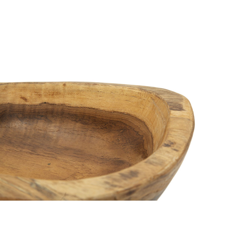PLATEAU CUILLÈRE TECK CM 36X16X8