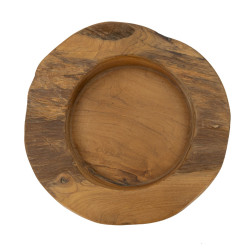 PLATEAU ERUSI TECK CM Ø 20X6