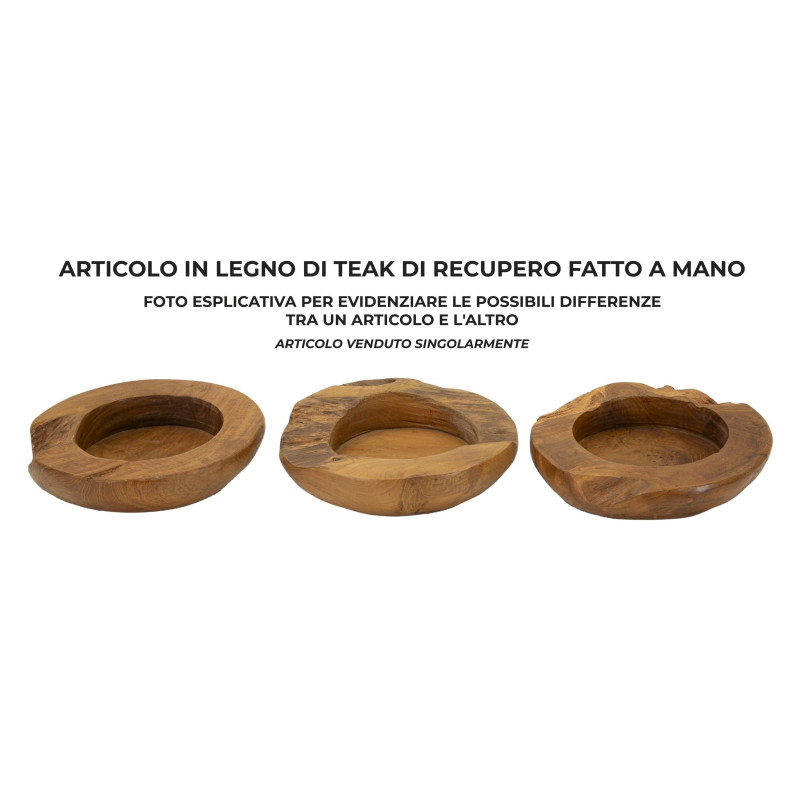 PLATEAU ERUSI TECK CM Ø 20X6