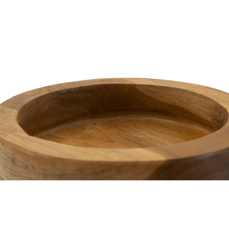 PLATEAU ERUSI SIMPLE TECK CM Ø 15X9,5