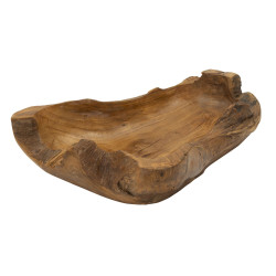 PLATEAU NARRO TECK CM 40X29X10