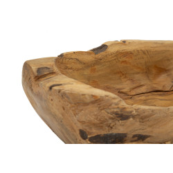 PLATEAU NARRO TECK CM 31X21X8