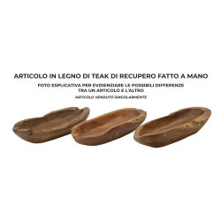 PLATEAU NARRO TECK CM 30X15X5,5