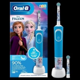 Oral-B Kids Brosse a Dents …lectrique Rechargeable, 1 Manche, 1 Brossette, 3 ans et plus, Brossage douceur, La Reine des Neiges 