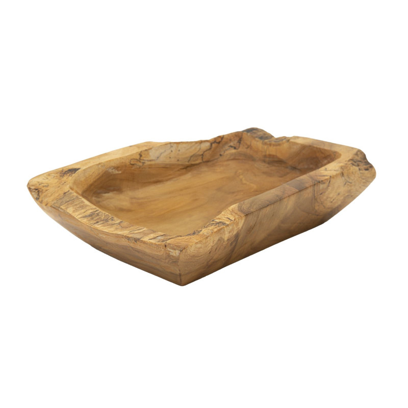 PLATEAU KUTAK TECK CM 25X19X7