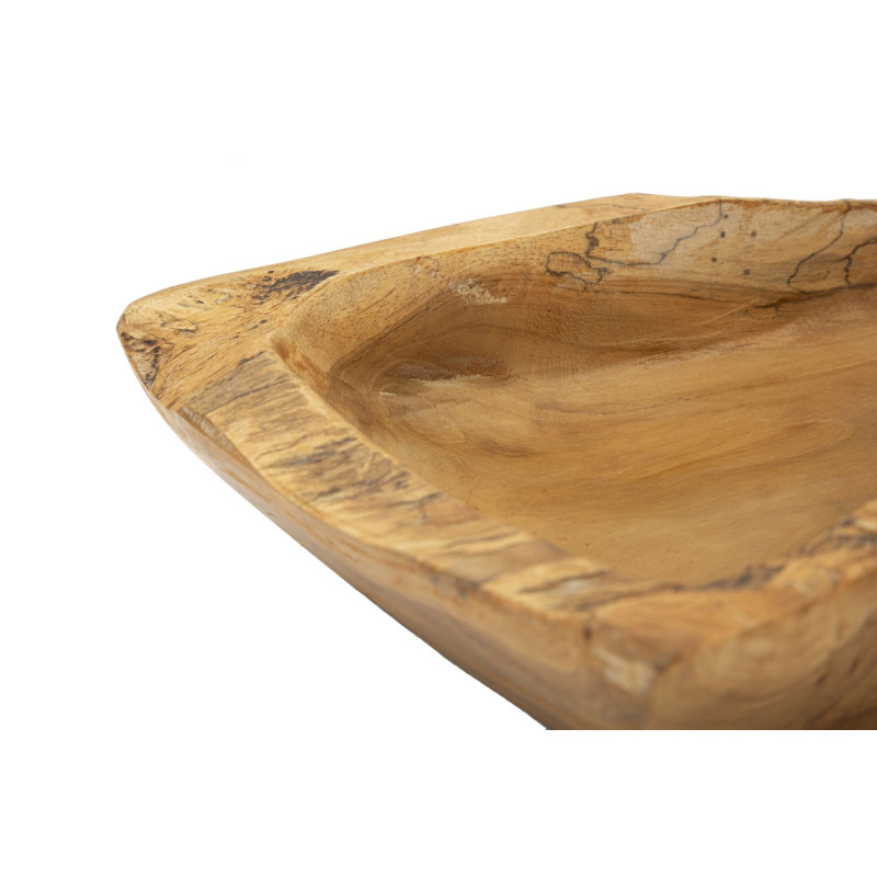 PLATEAU KUTAK TECK CM 25X19X7