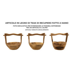 PLATEAU TIMBO TECK CM 32X25X27