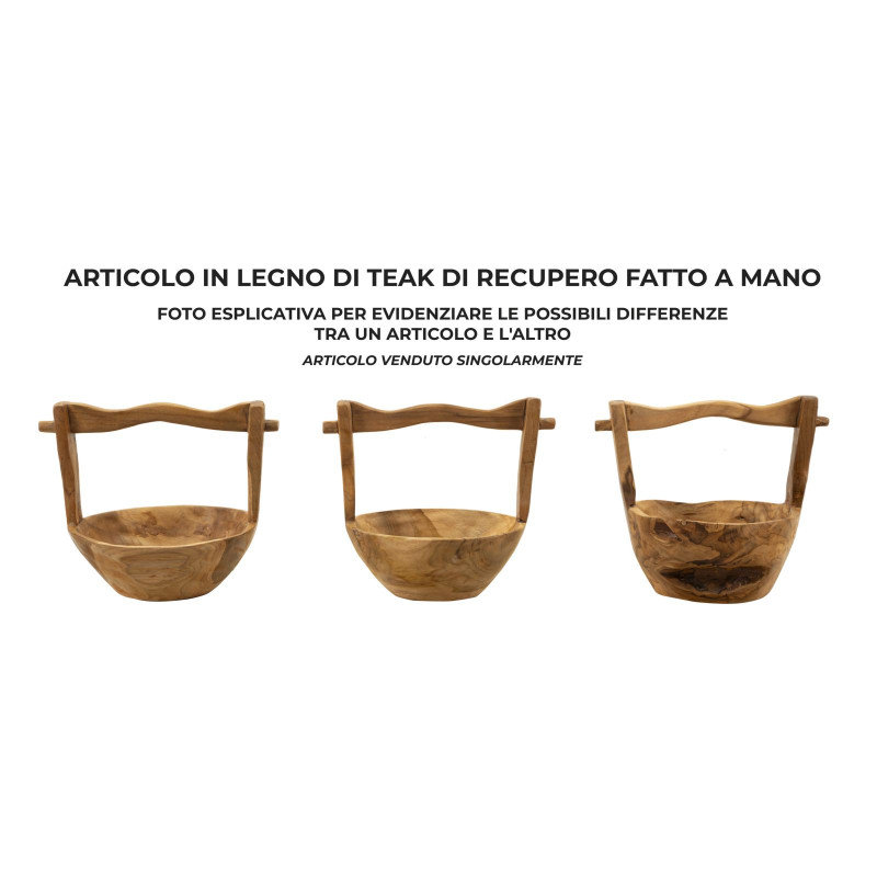 PLATEAU TIMBO TECK CM 32X25X27