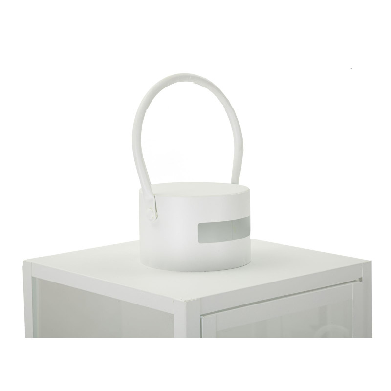 LANTERNE BLANCHE LOT DE 3 PCS CM 22X22X66-18X18X49,5-14X14X39