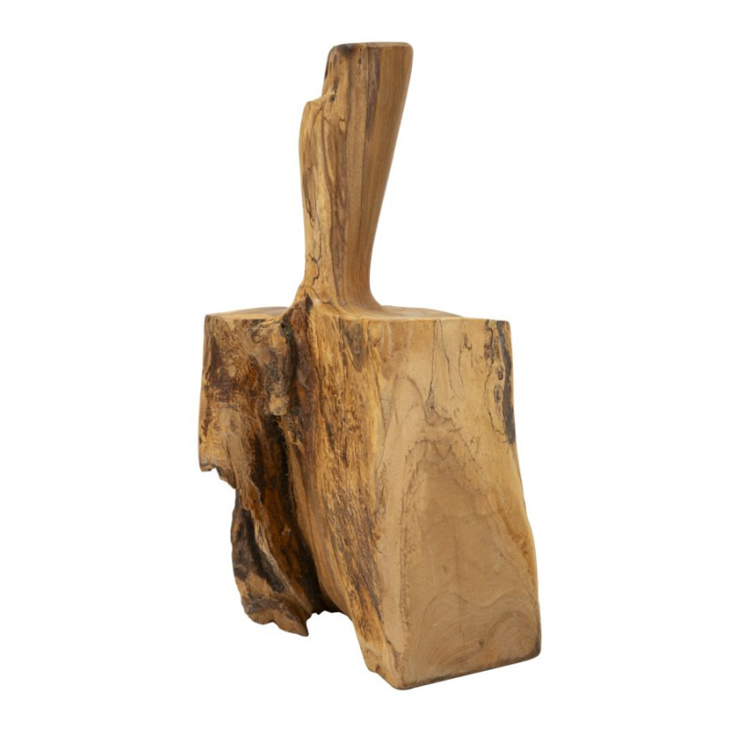 Bloque-porte en teck cm 17 x 13 x 37