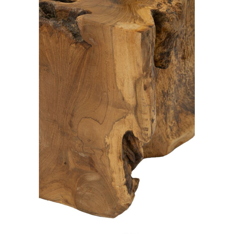 Bloque-porte en teck cm 17 x 13 x 37