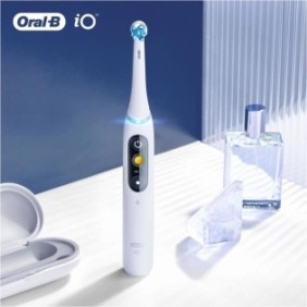 Oral-B iO Ultimate Clean Brossettes de Rechange, Brosse a Dents …lectrique Jusqu'a 100 % d'élimination plaque dentaire, Pack X2