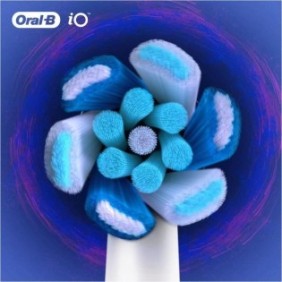 Oral-B iO Ultimate Clean Brossettes de Rechange, Brosse a Dents …lectrique Jusqu'a 100 % d'élimination plaque dentaire, Pack X2