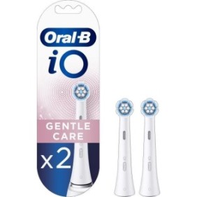 Oral-B iO Gentle Care Brossettes de Recharge pour Brosse a Dents …lectrique Jusqu'a 100 % d'élimination plaque dentaire, Pack de