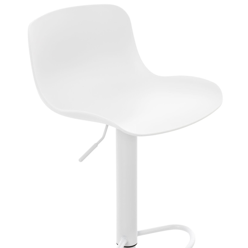 Ensemble de 4 tabourets de bar Almada blanc