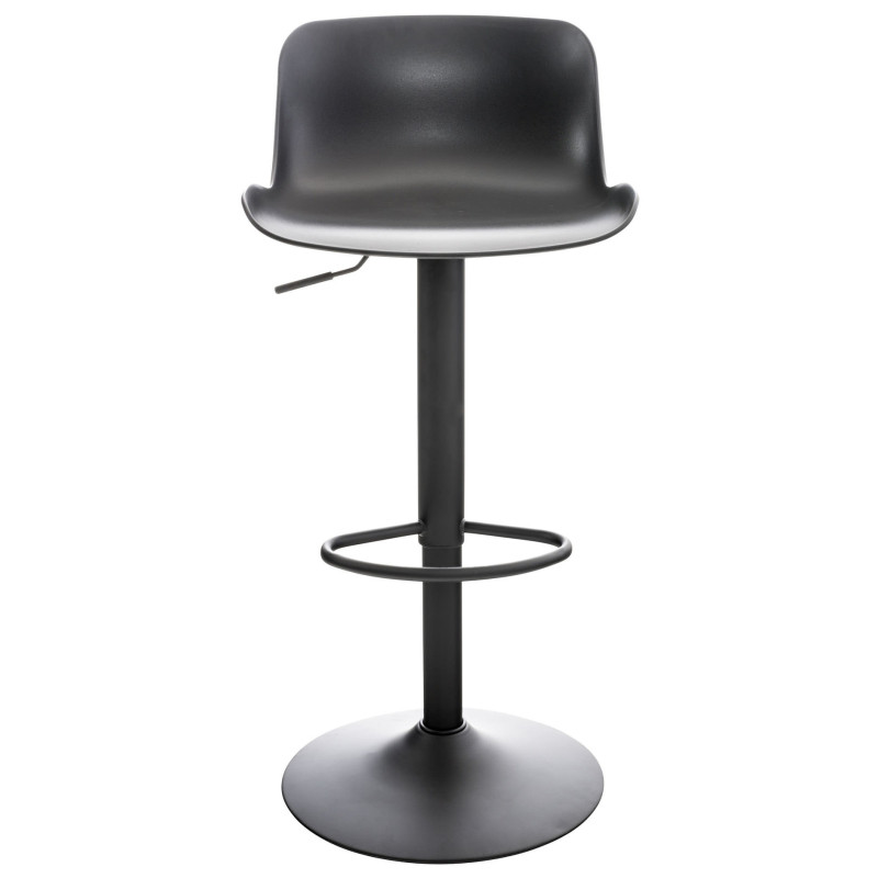 Ensemble de 4 tabourets de bar Almada noir
