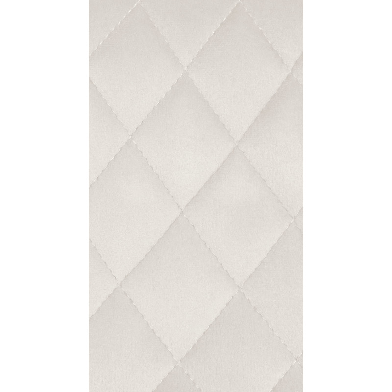 Lot de 2 tabourets de bar en velours Minosa crème