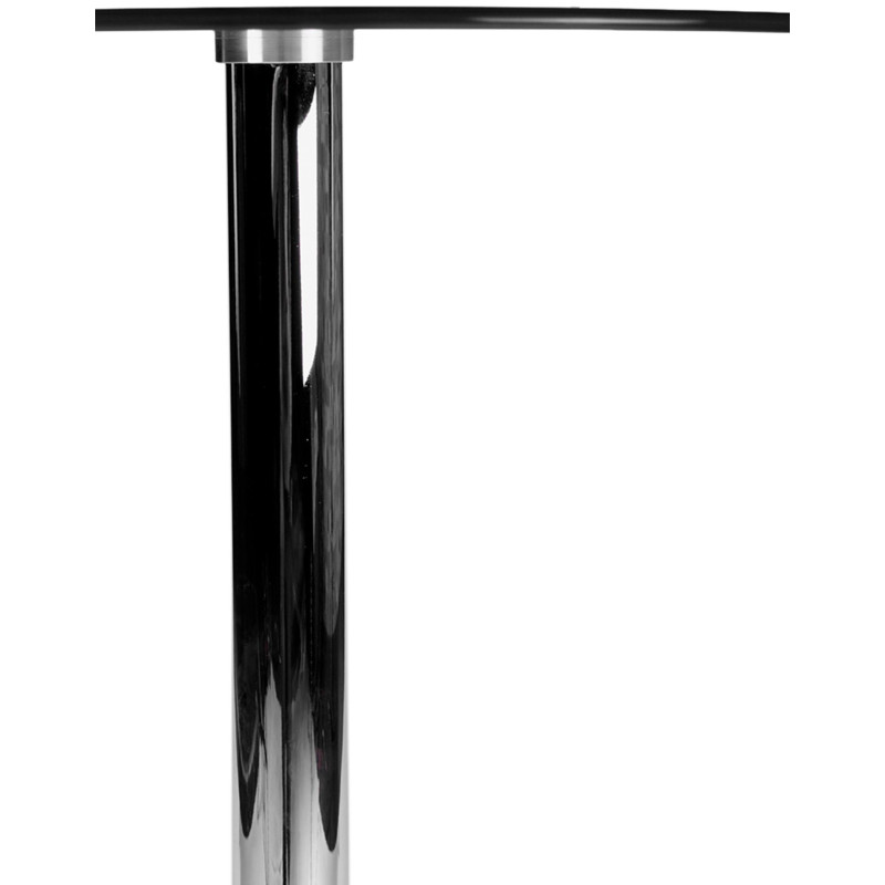 Table ronde en verre 105 cm verre transparent