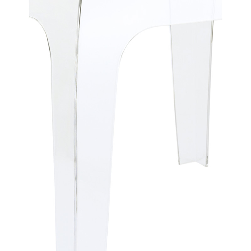 Table d'appoint Queen transparent