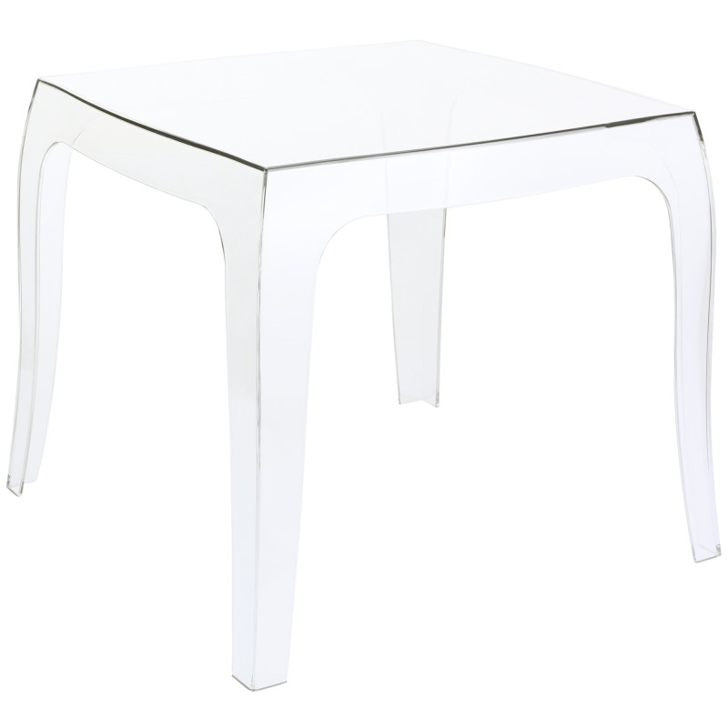 Table d'appoint Queen transparent
