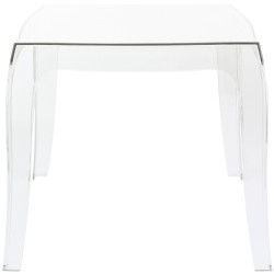 Table d'appoint Queen transparent