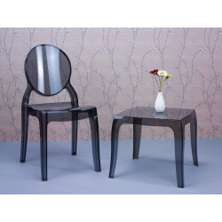 Table d'appoint Queen noir