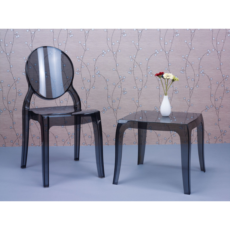 Table d'appoint Queen noir