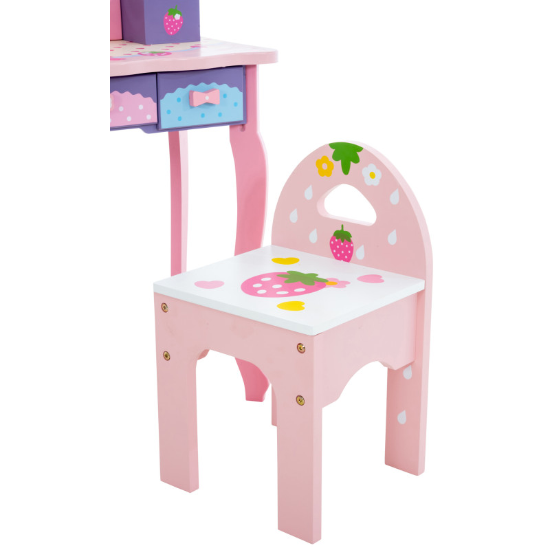 Coiffeuse pour enfants Emilia rose