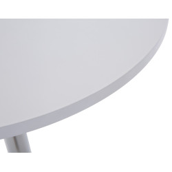 Ensemble de 4 tables de bar Esberg blanc