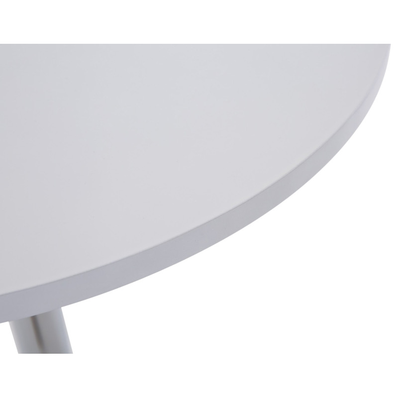 Ensemble de 4 tables de bar Esberg blanc