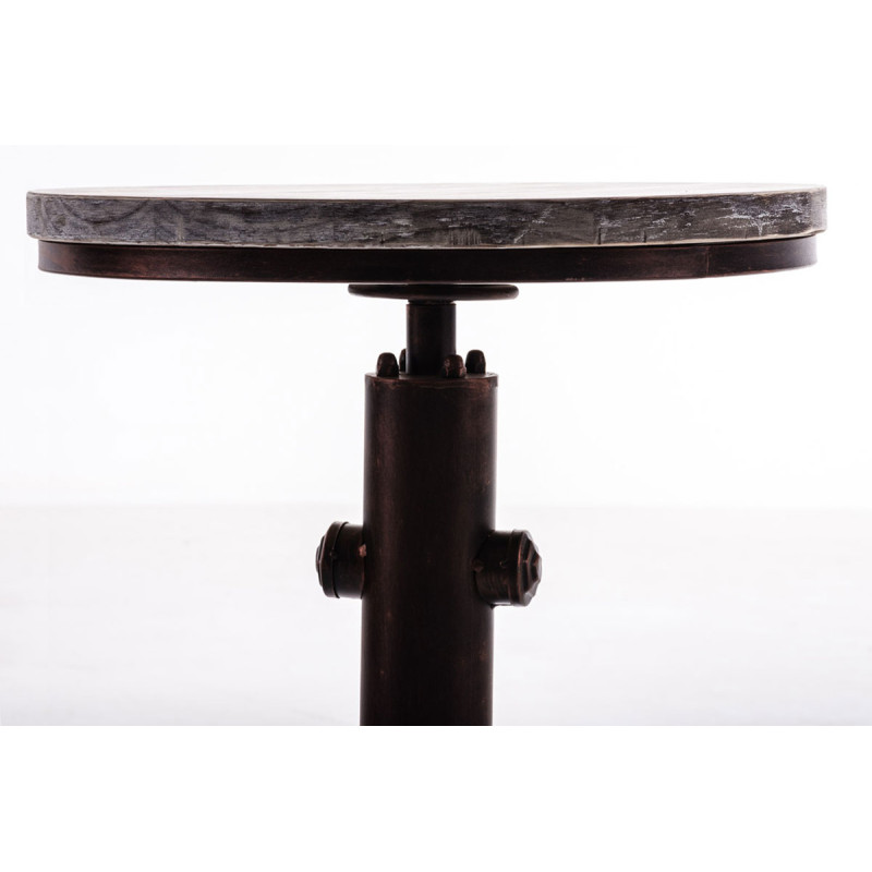 Table de bar Lumos, bois bronze