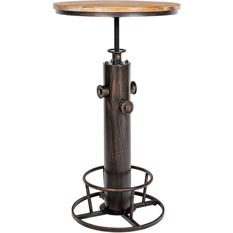 Table de bar Ruhr bronze