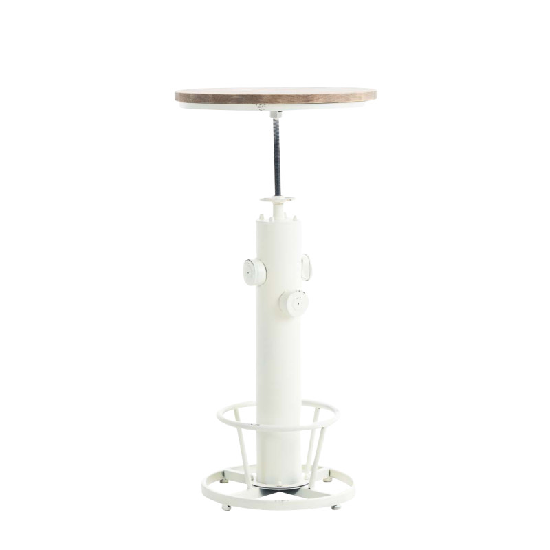 Table de bar Ruhr blanc antique