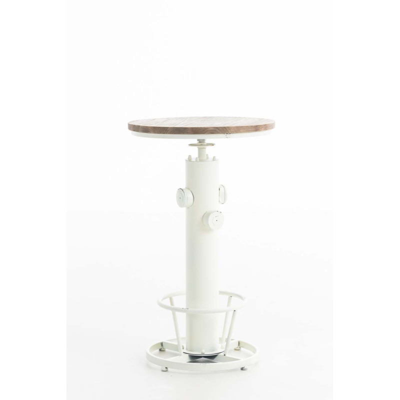 Table de bar Ruhr blanc antique