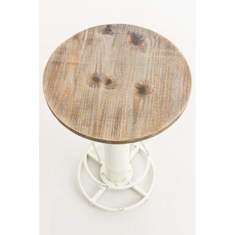 Table de bar Ruhr blanc antique