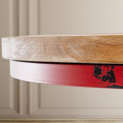 Table de bar Ruhr rouge
