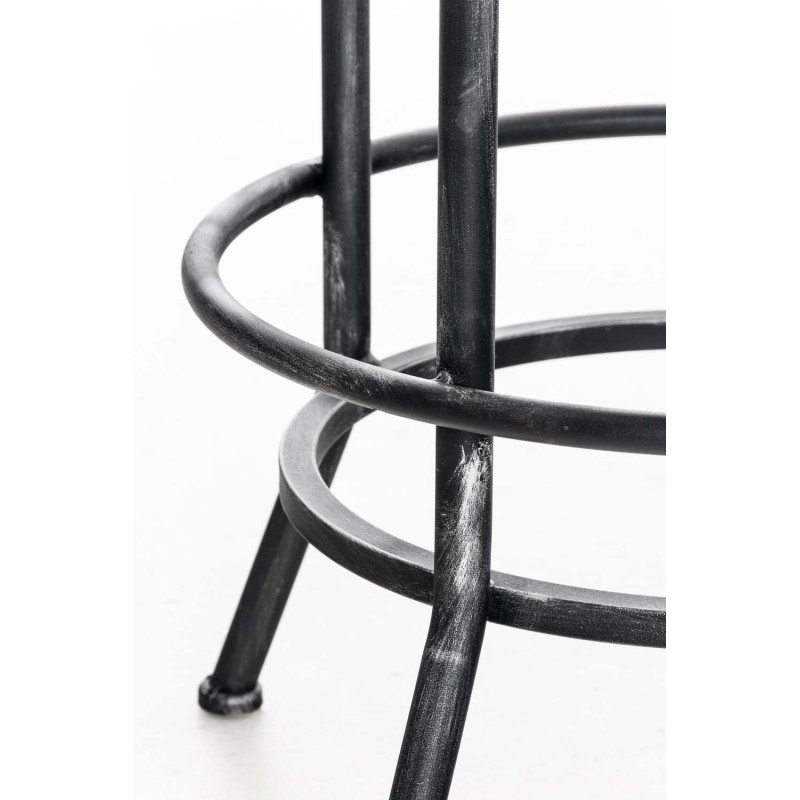 Table de bar Brighton, bois argent antique