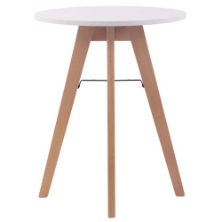Table Viktor Natura 60 blanc