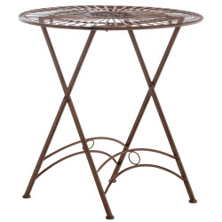 Table Tegal marron antique