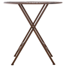 Table Tegal marron antique