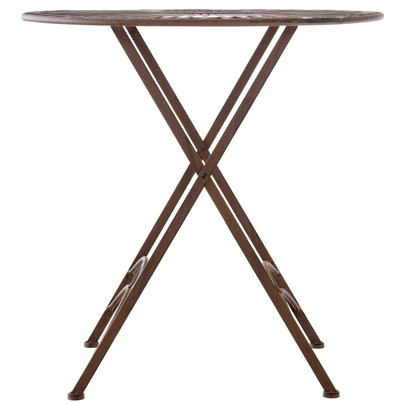 Table Tegal marron antique