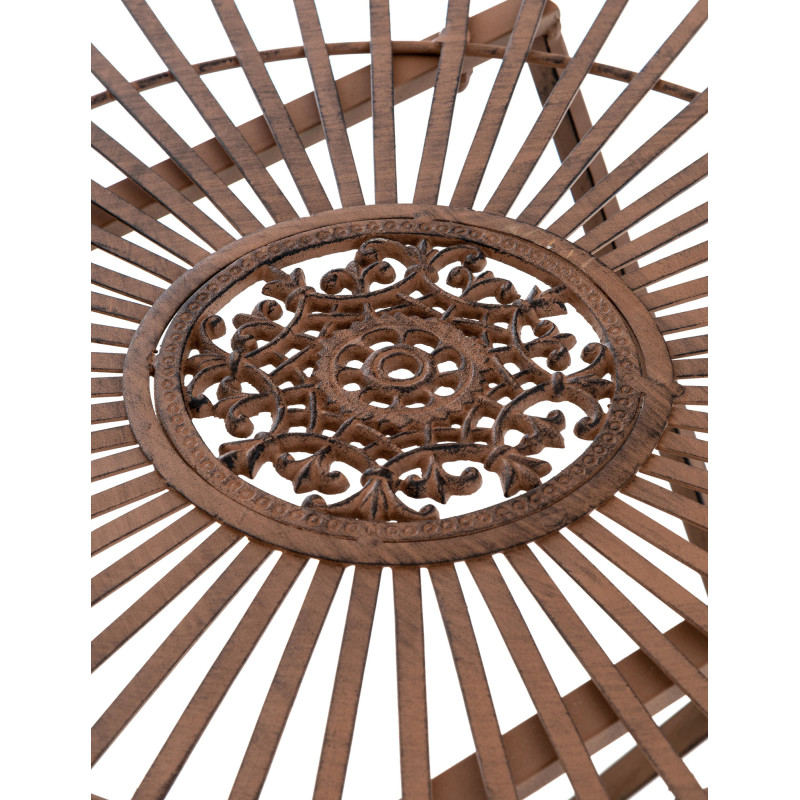 Table Tegal marron antique