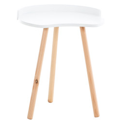 Table d'appoint Jannis blanc