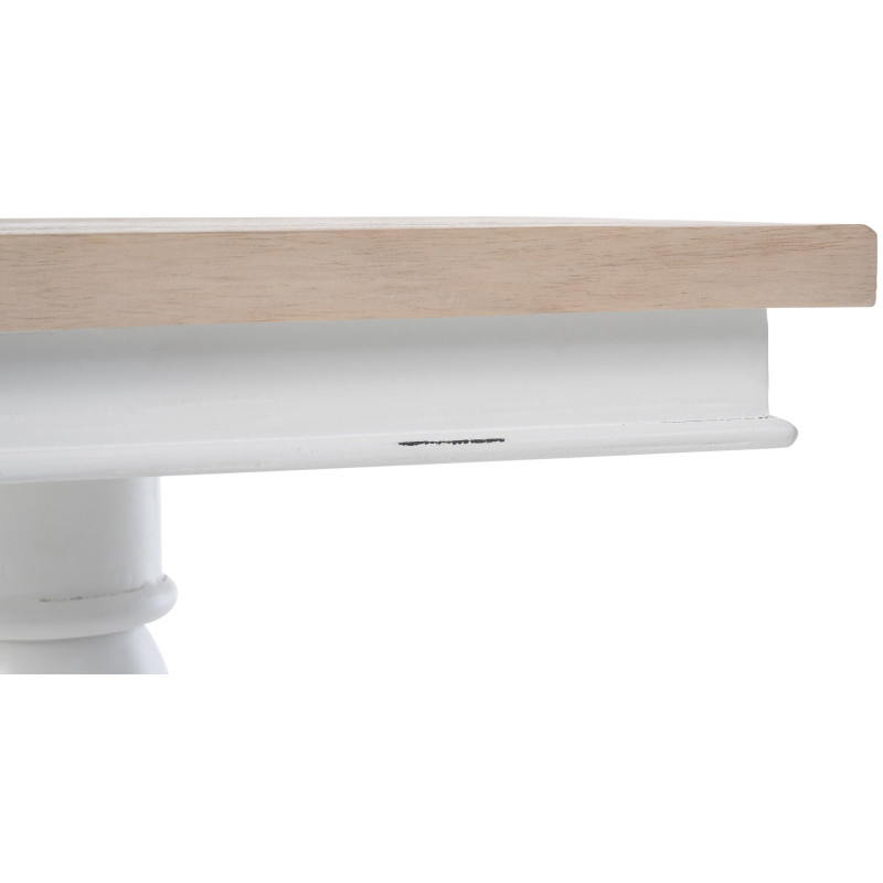 Table d'appoint Goa 70 naturel/blanc