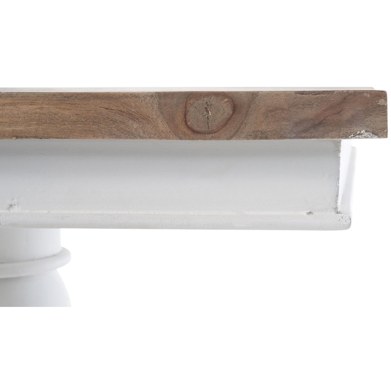 Table d'appoint Goa 50 naturel/blanc