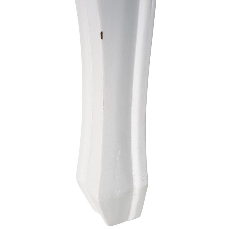 Table d'appoint Alma naturel/blanc