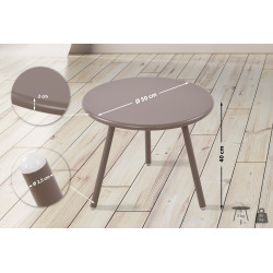 Table basse Berea taupe