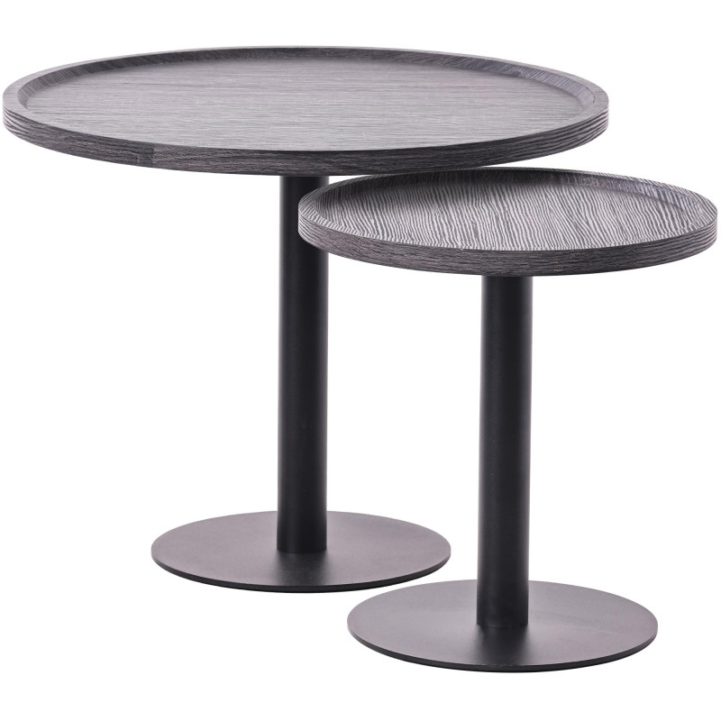 Ensemble de tables d'appoint Aspen gris